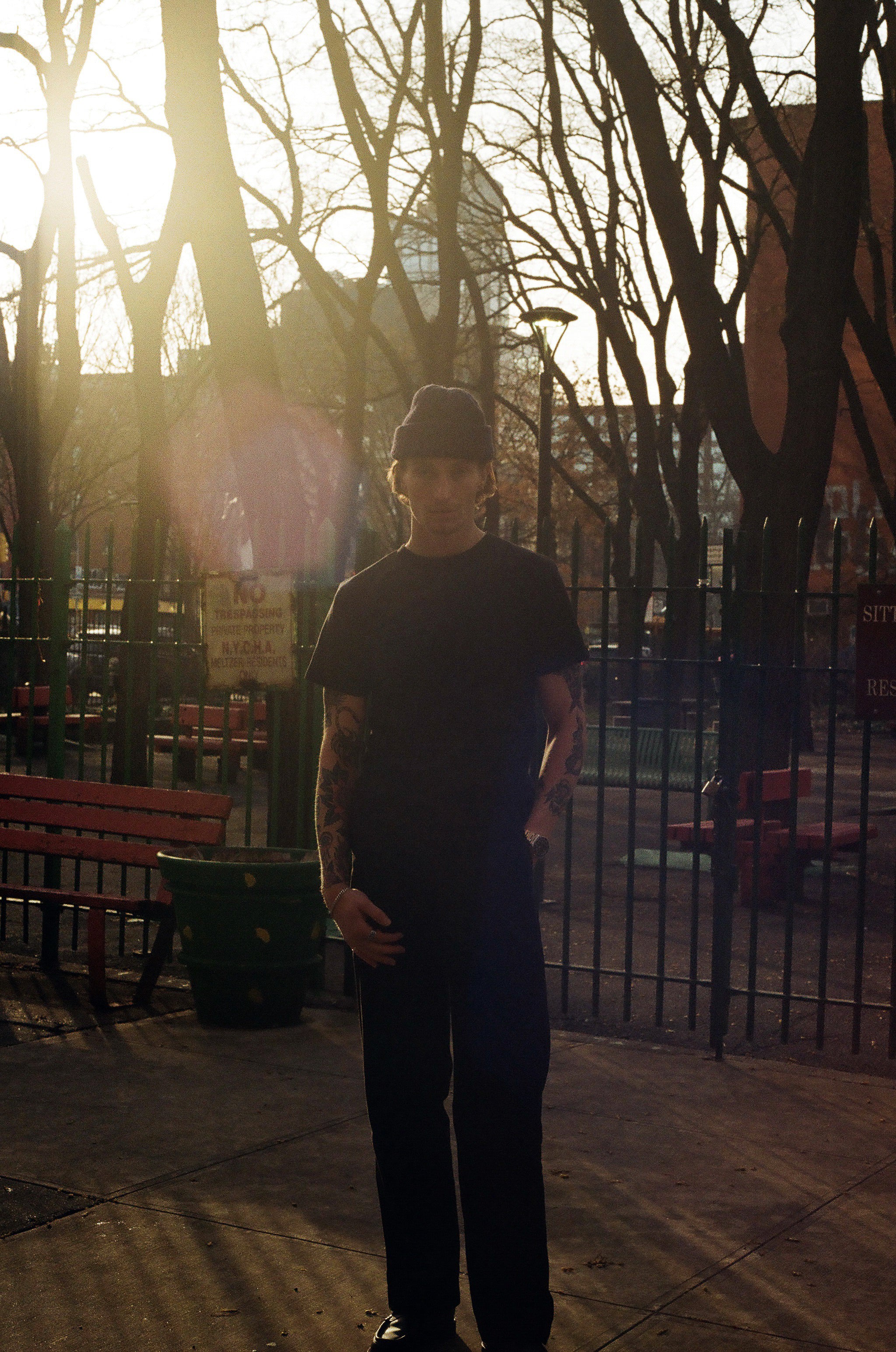 ANM Loopwheel Tee- Black