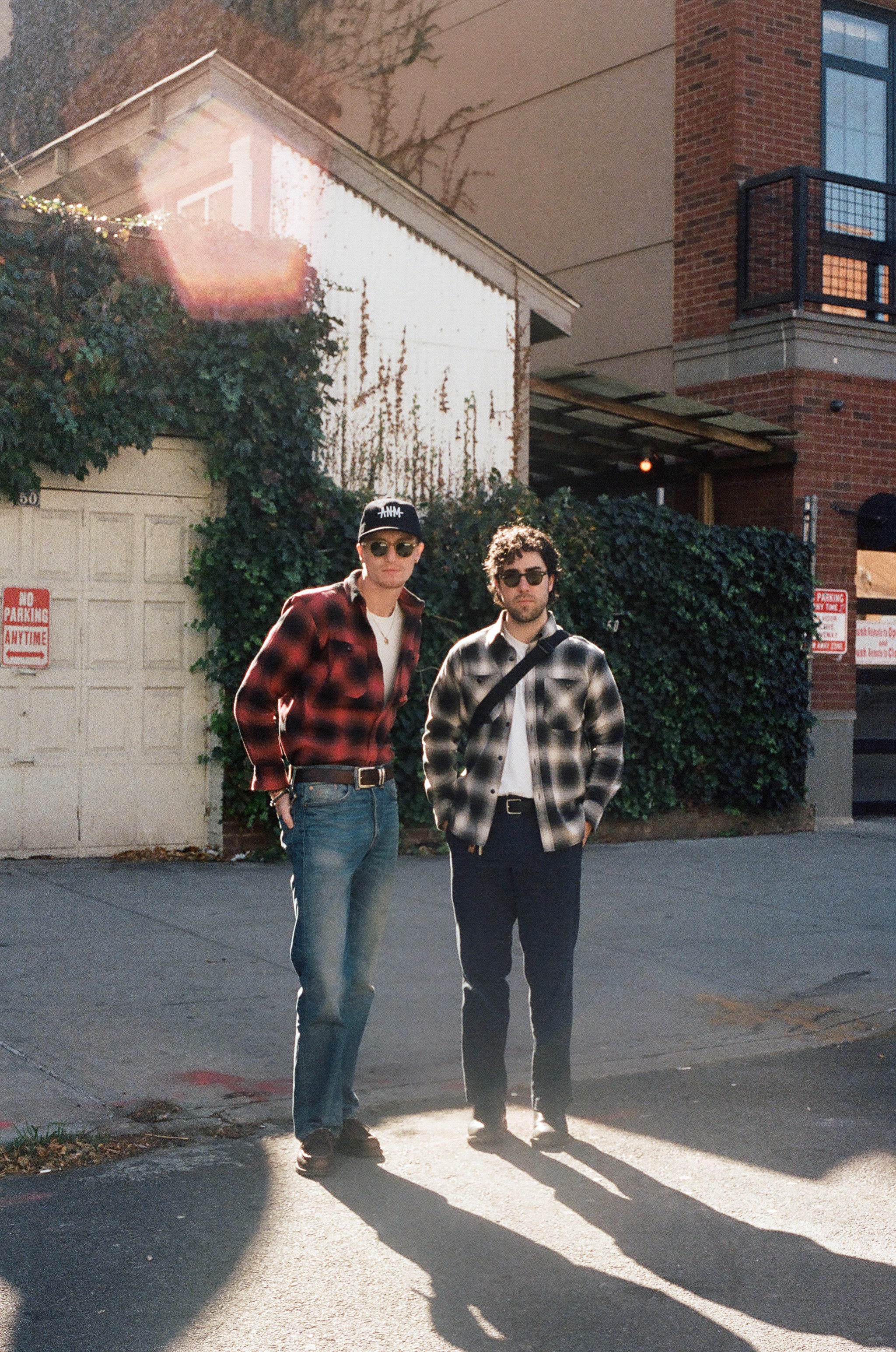 Flannel Work Shirt- Red Ombre