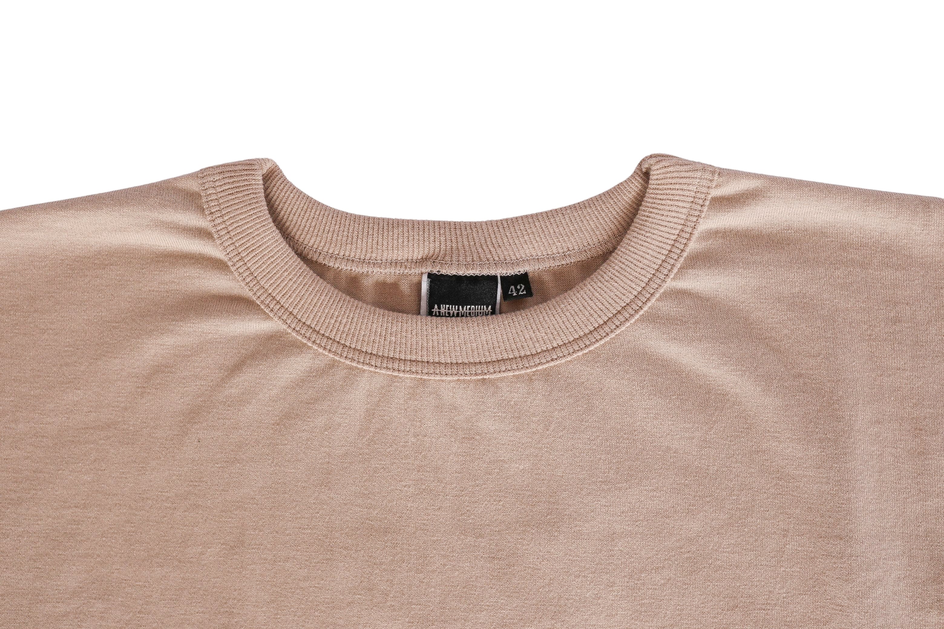 ANM Loopwheel Tee-Oat Milk