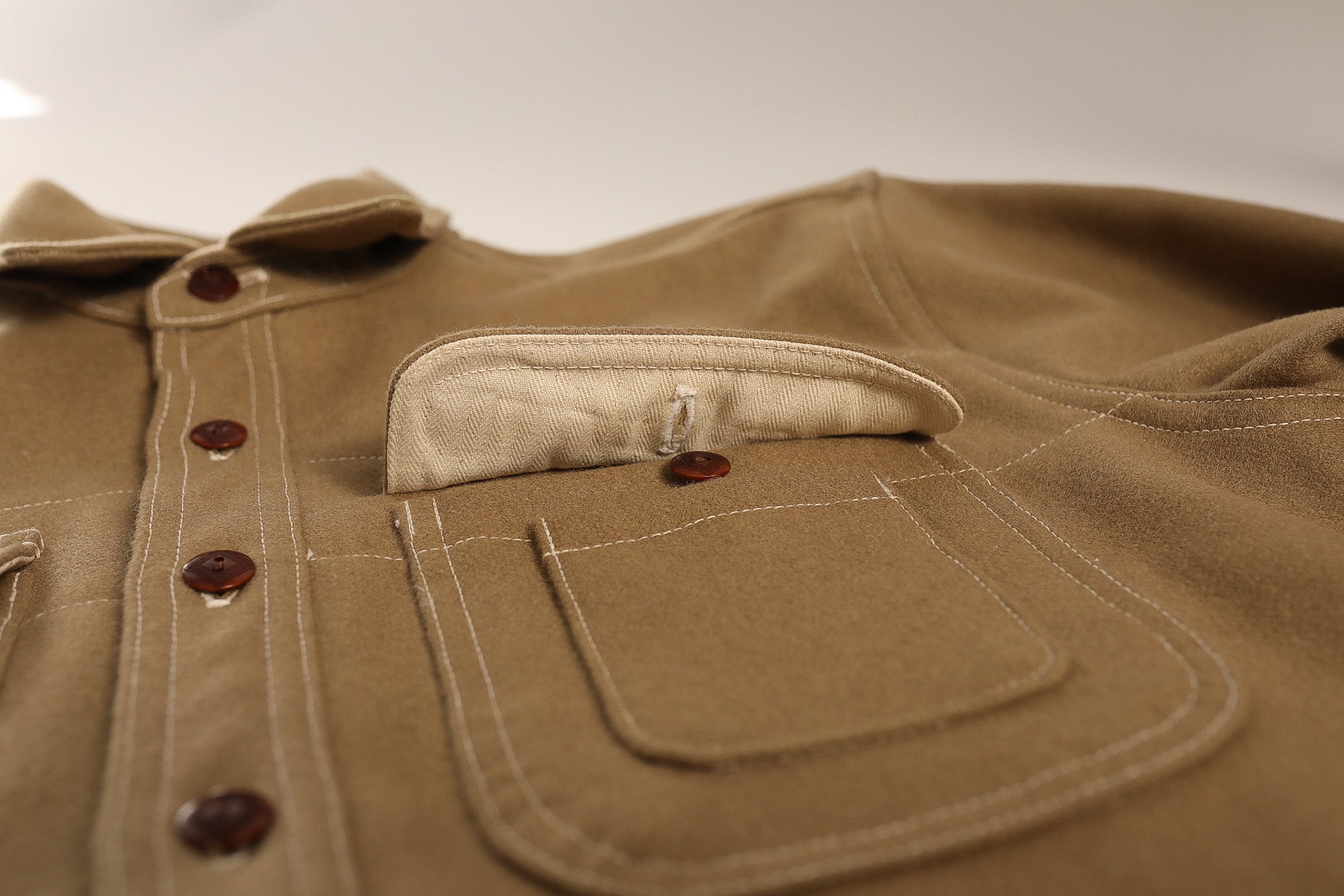 Huntsman Overshirt- Camel