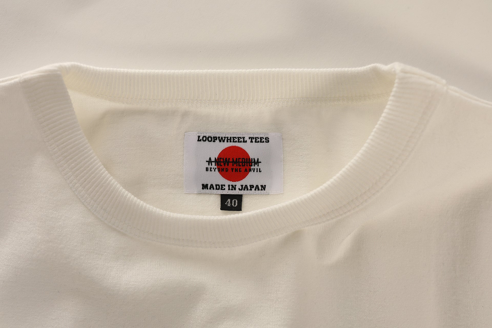 ANM Loopwheel Tee- White