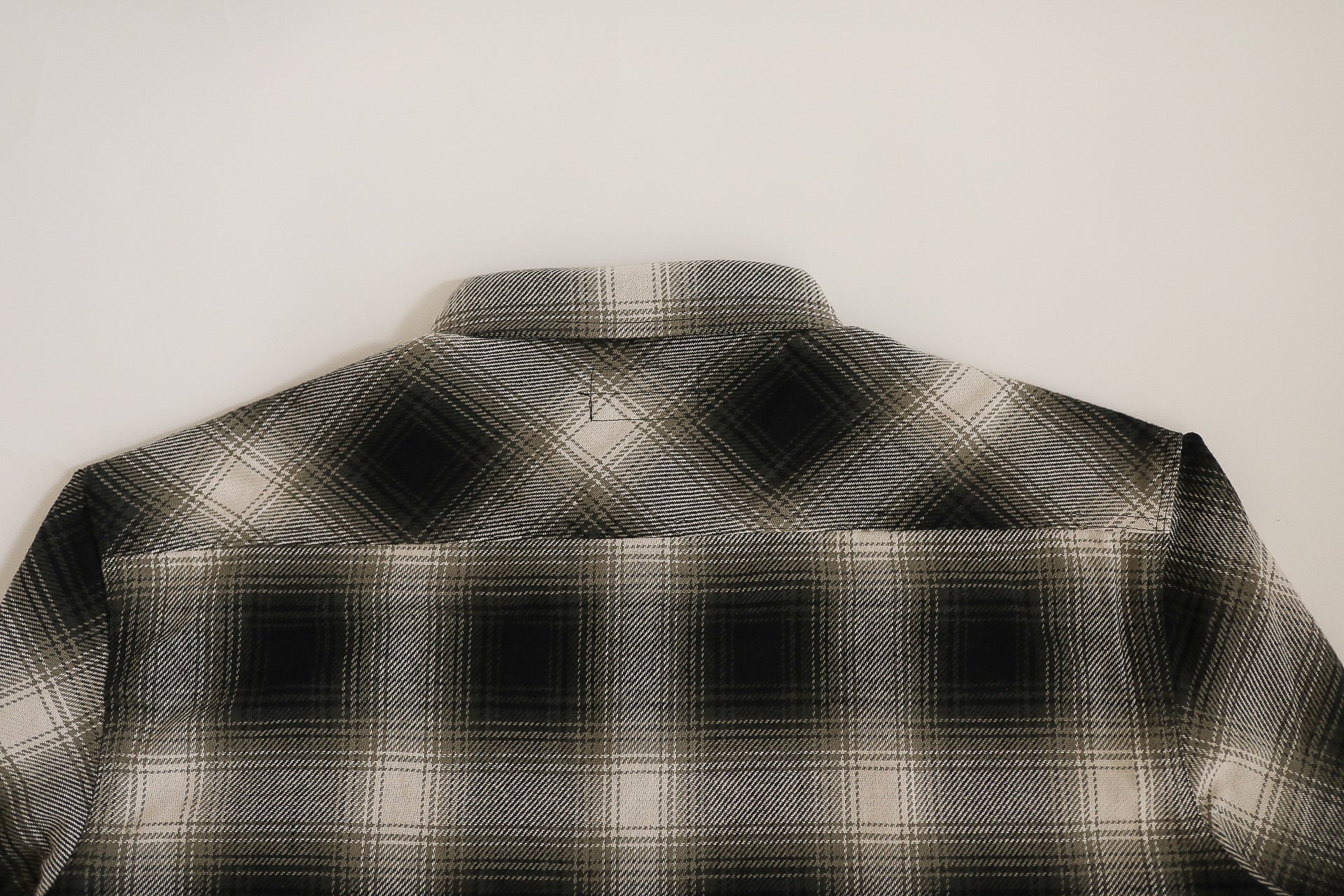 Flannel Work Shirt- White Ombre