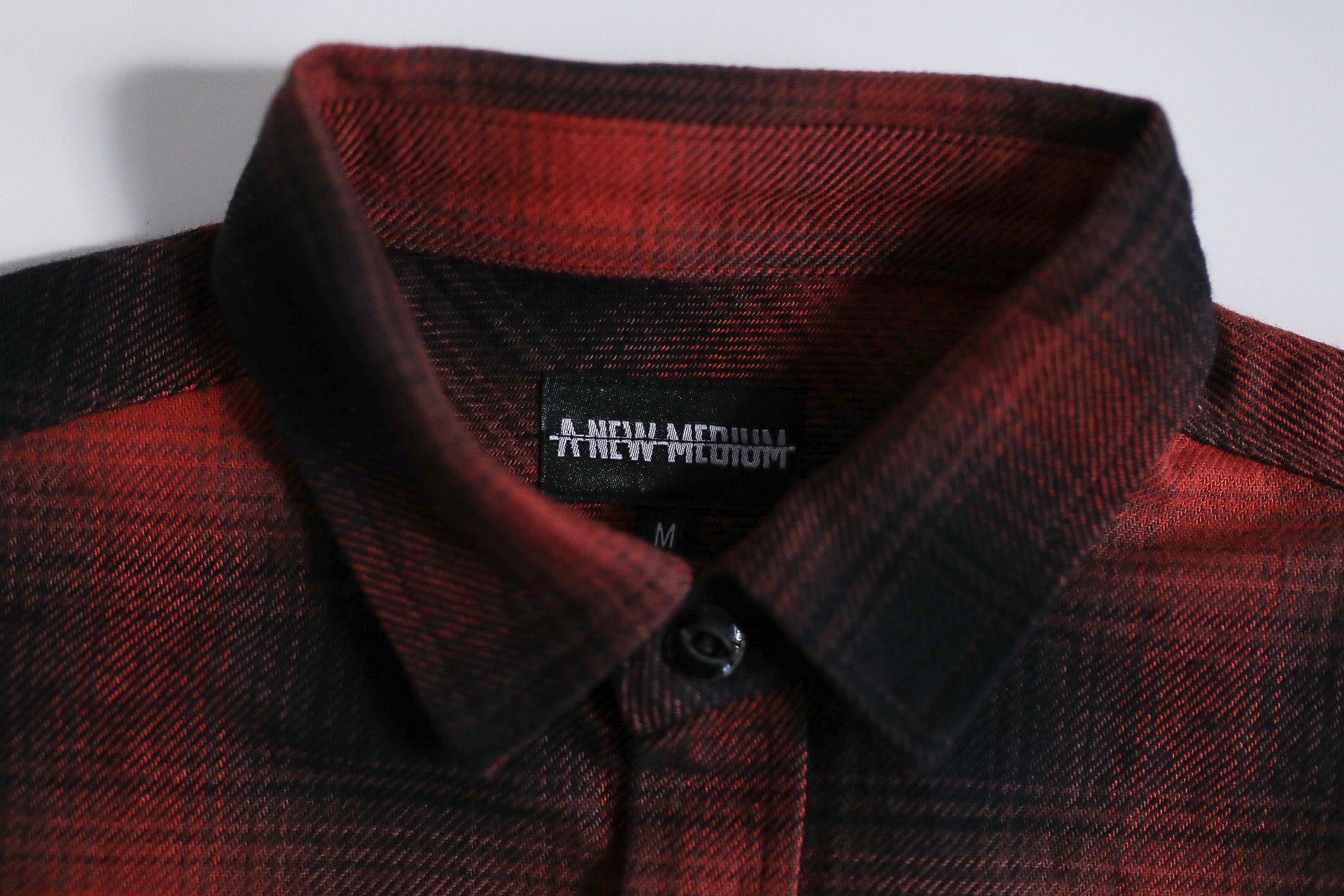 Flannel Work Shirt- Red Ombre