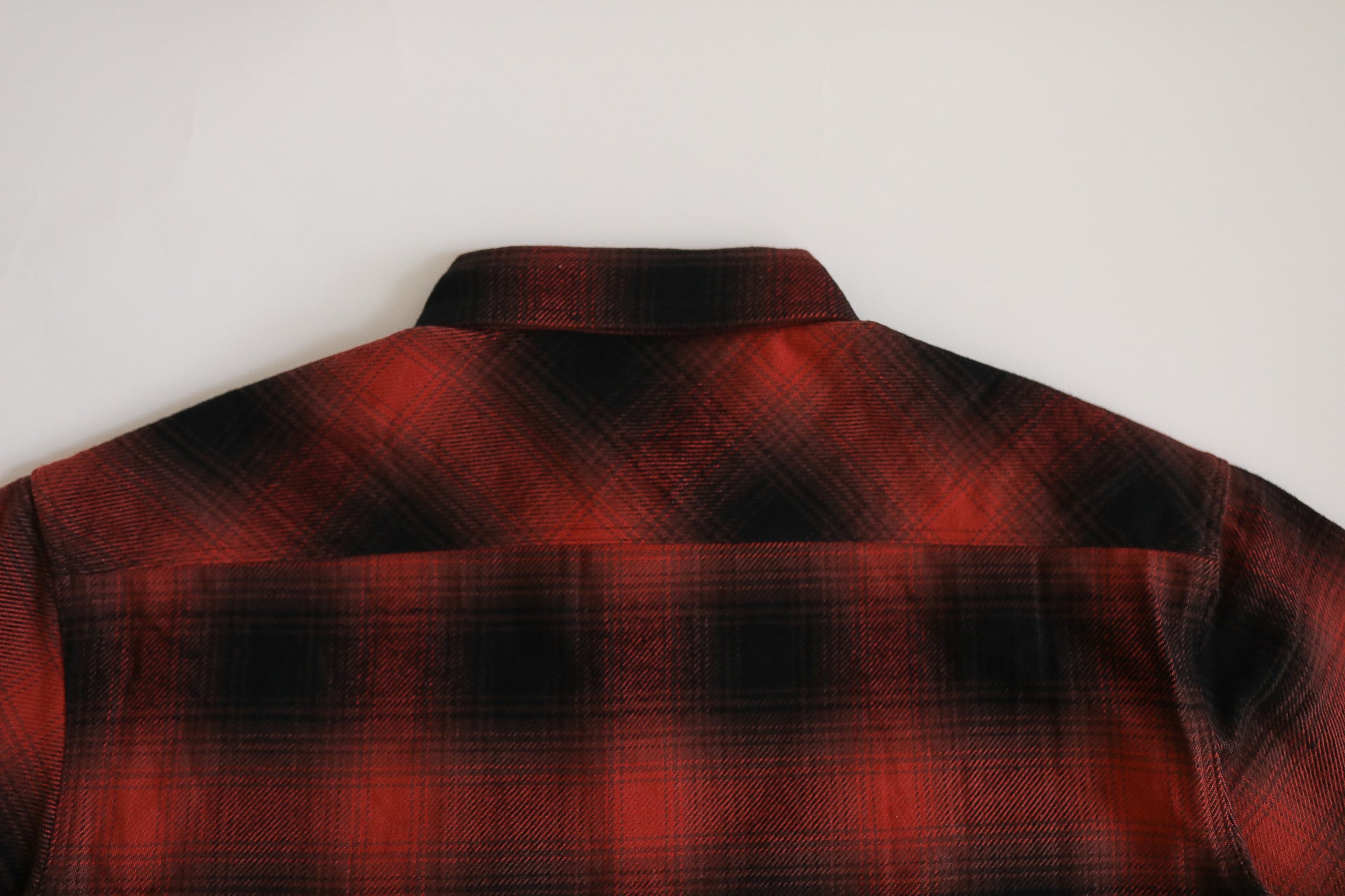 Flannel Work Shirt- Red Ombre
