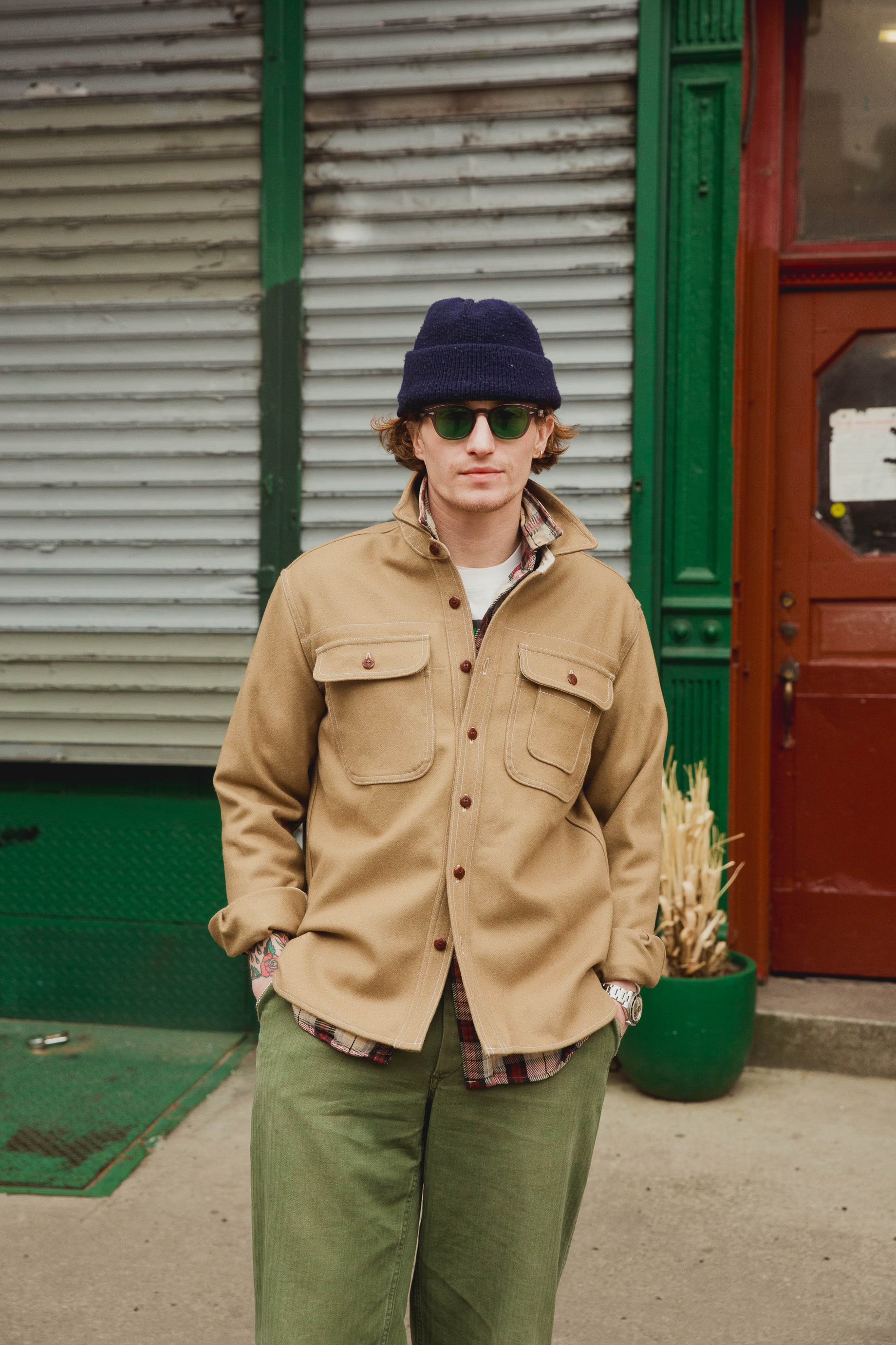 Huntsman Overshirt- Camel