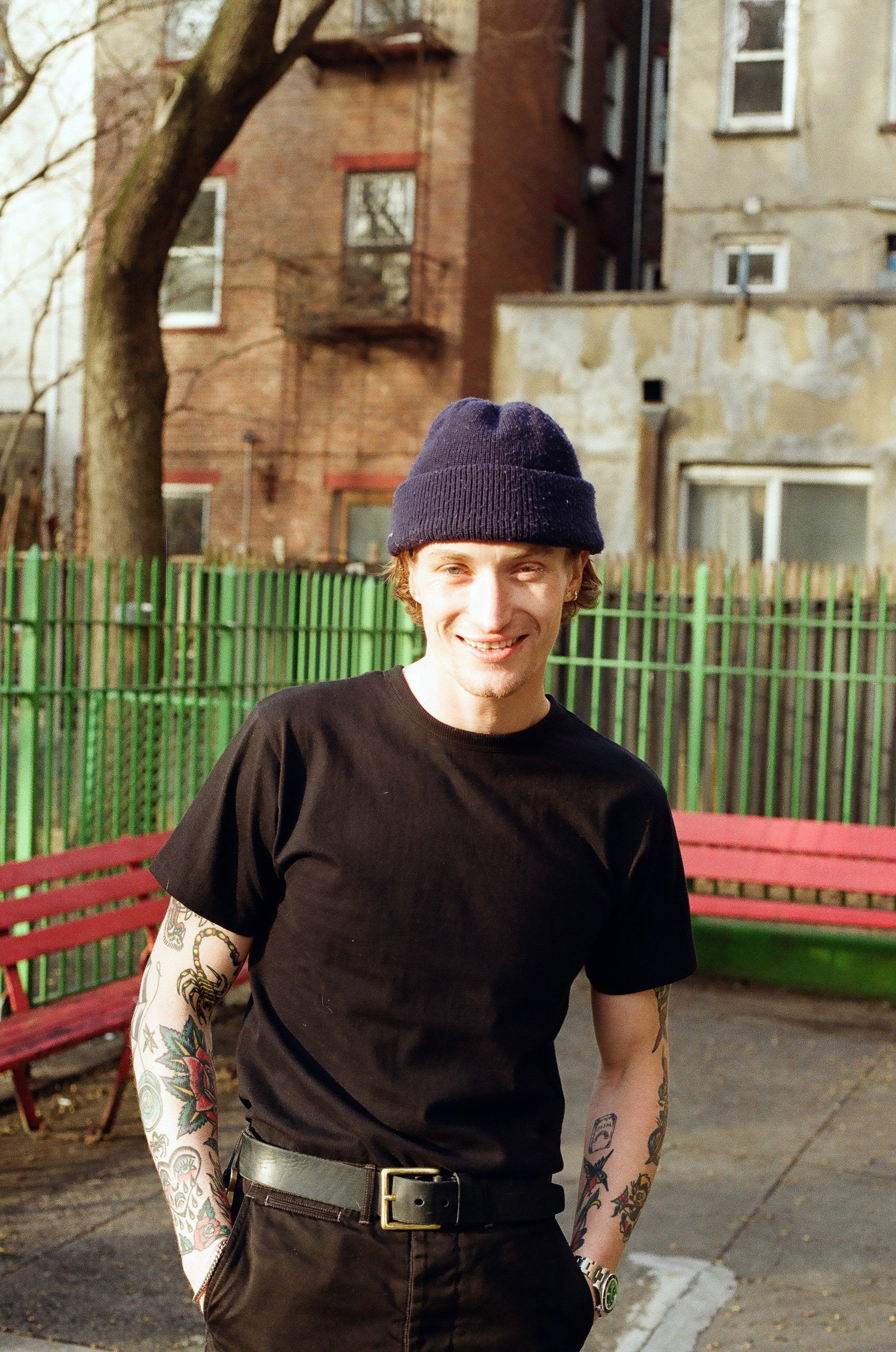 ANM Loopwheel Tee- Black
