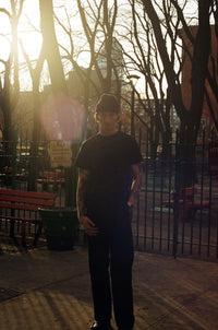 ANM Loopwheel Tee- Black