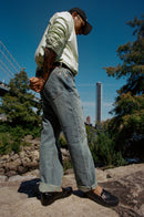 WS-13K ANM Wide Straight Jeans- 13.5oz "Kaisen Denim" Indigo 5 Year Wash