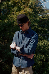 Oxford Shirt - 10oz Stonewash Denim