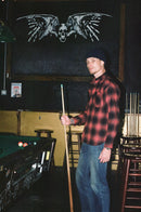 Flannel Work Shirt- Red Ombre