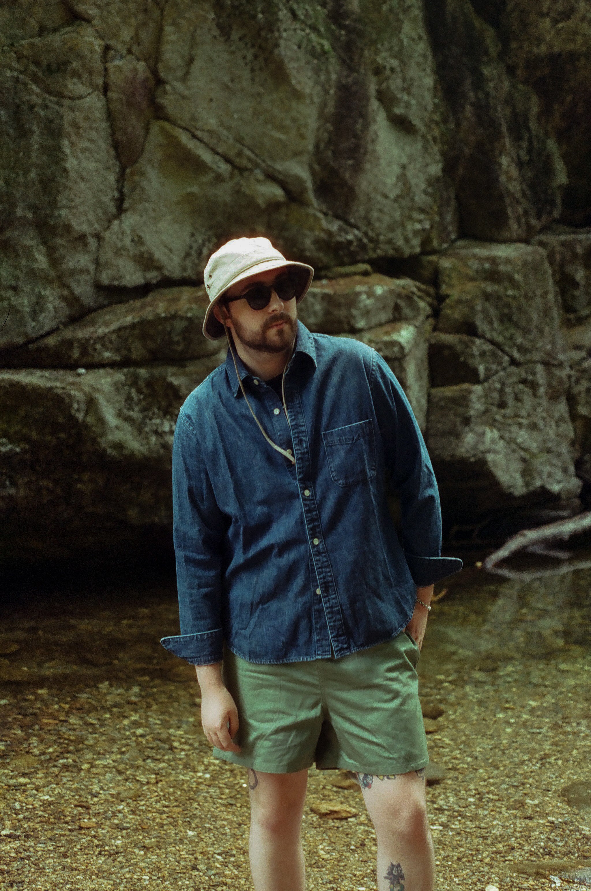 Oxford Shirt - 10oz Stonewash Denim