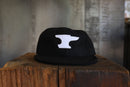 Vintage Unstructured Hainsworth Wool Cap- Anvil/Black