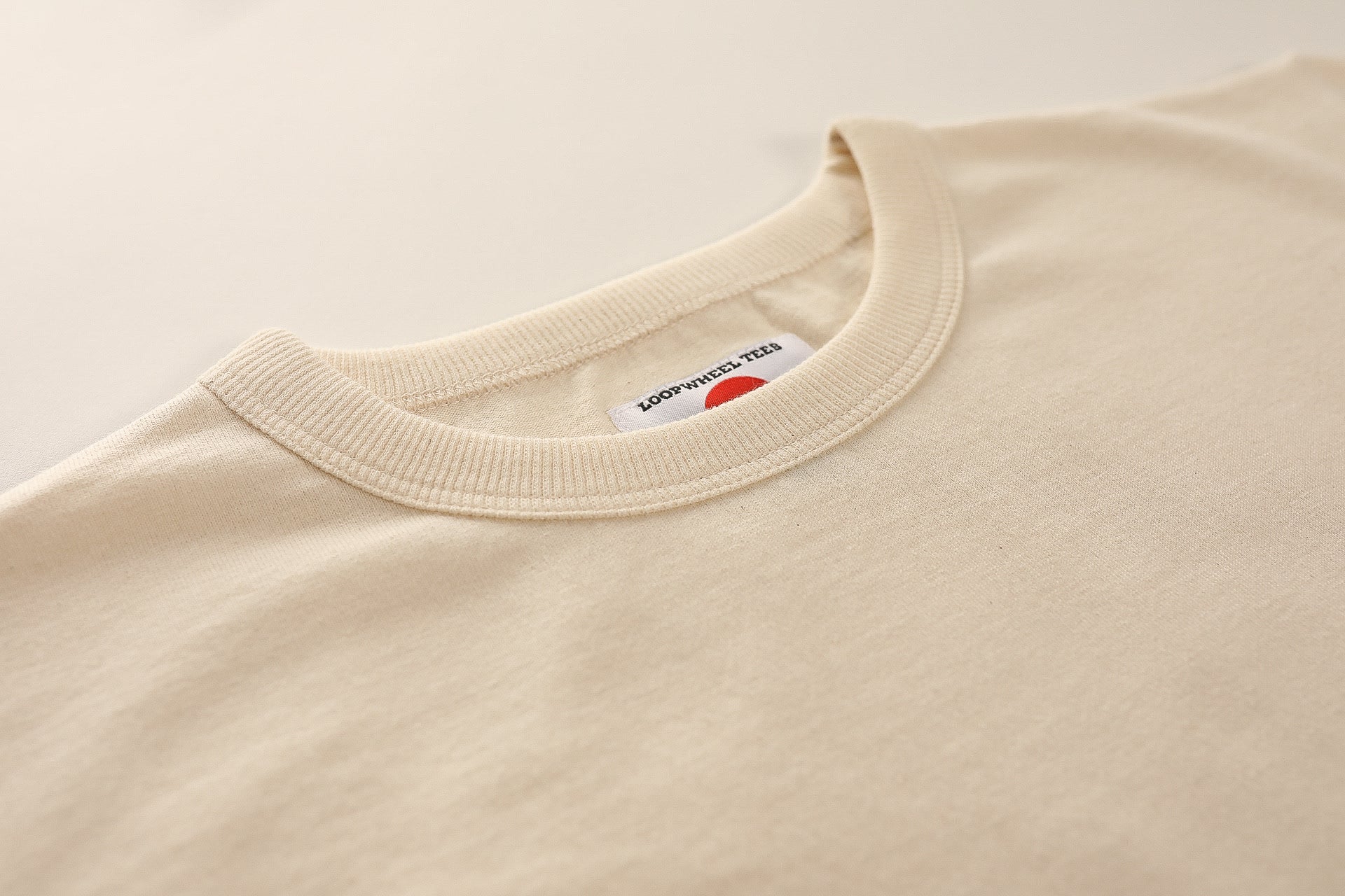 ANM Loopwheel Tee- Cream