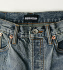 WS-13K ANM Wide Straight Jeans- 13.5oz "Kaisen Denim" Indigo 5 Year Wash
