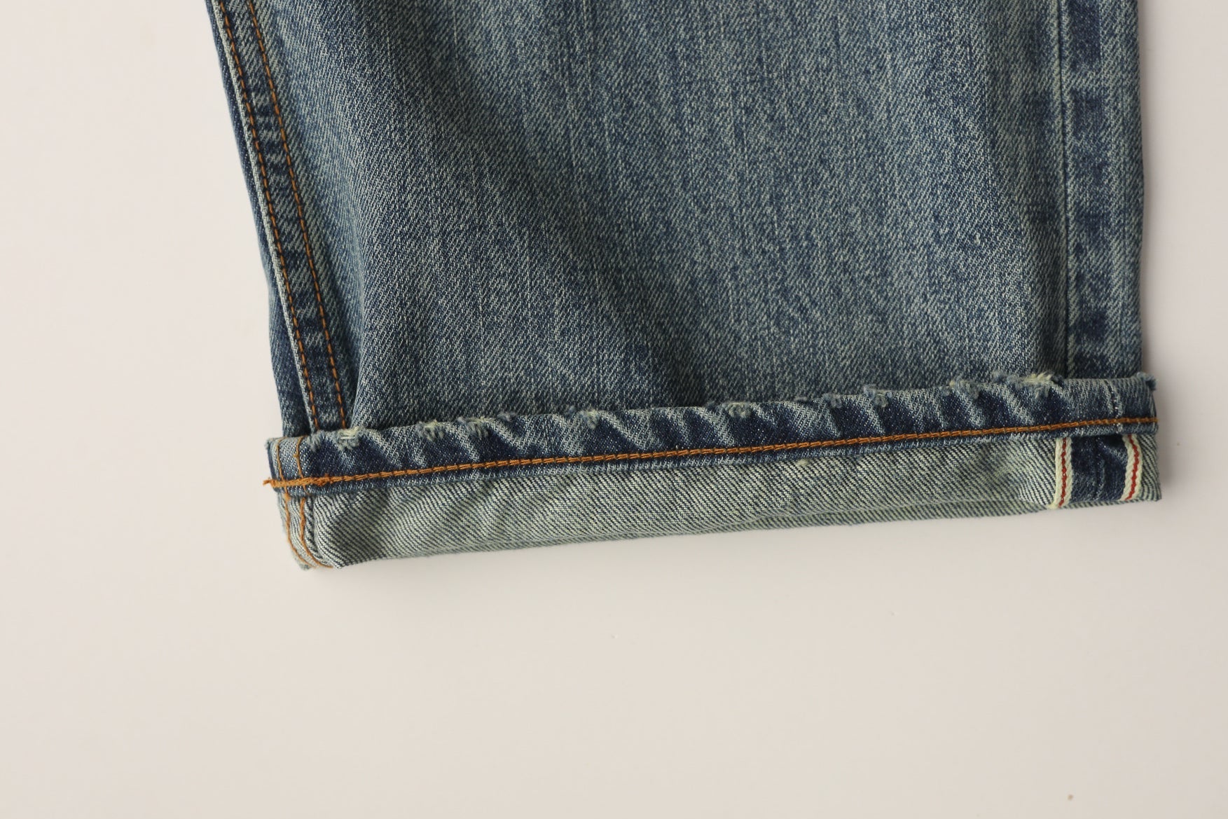 WS-13K ANM Wide Straight Jeans- 13.5oz "Kaisen Denim" Indigo 5 Year Wash