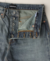 WS-13K ANM Wide Straight Jeans- 13.5oz "Kaisen Denim" Indigo 5 Year Wash