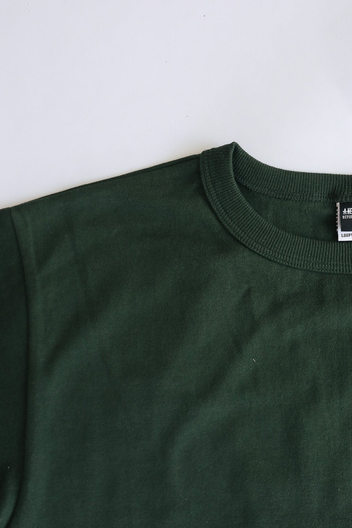 ANM Loopwheel Tee- Forest