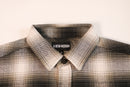 Flannel Work Shirt- White Ombre