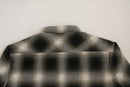 Flannel Work Shirt- White Ombre