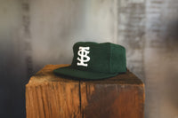 ISP x ANM Vintage Unstructured Wool Cap-Green