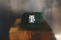 ISP x ANM Vintage Unstructured Wool Cap-Green