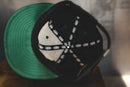 ISP x ANM Vintage Unstructured Wool Cap-Green