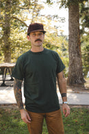 ANM Loopwheel Tee- Forest