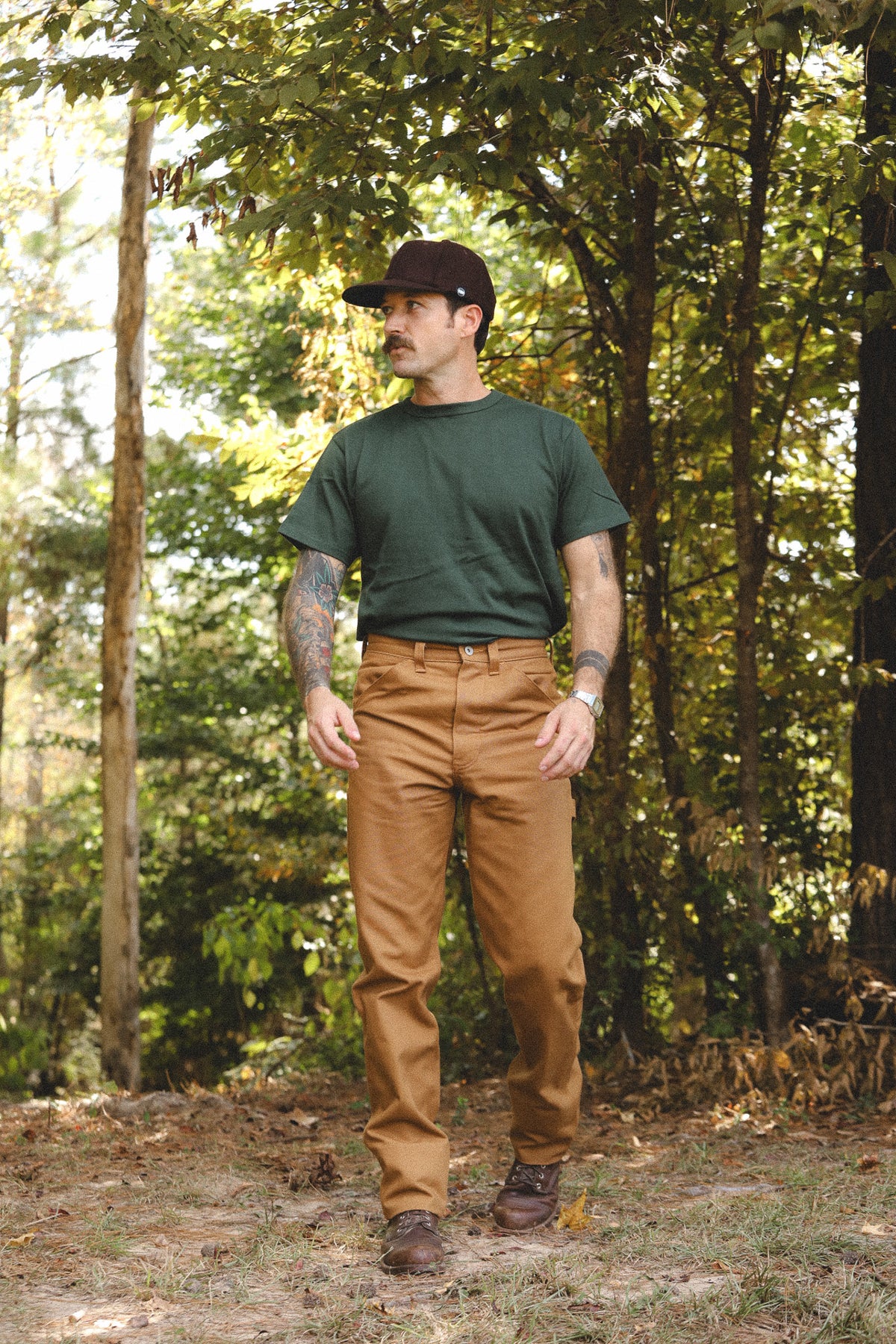 ANM Duck Canvas Painter Pant- Duck Brown