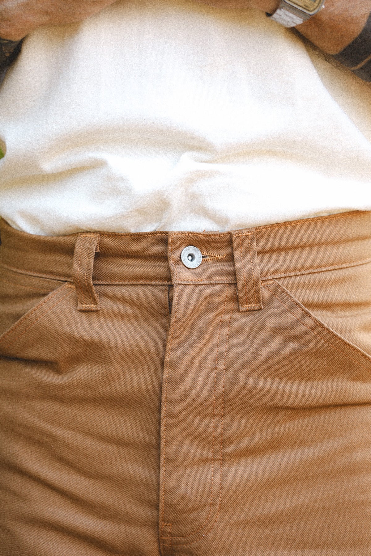 ANM Duck Canvas Painter Pant- Duck Brown