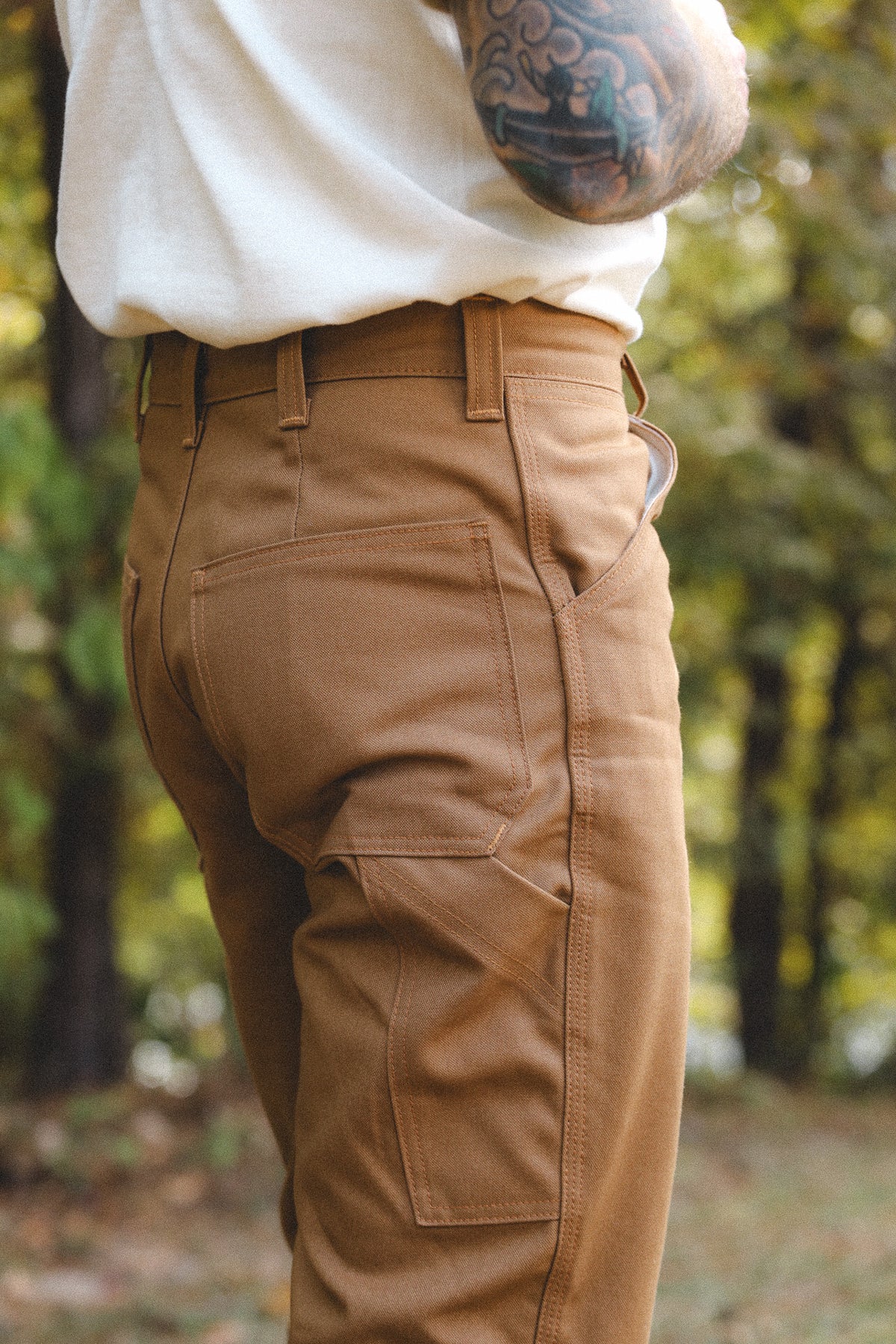 ANM Duck Canvas Painter Pant- Duck Brown