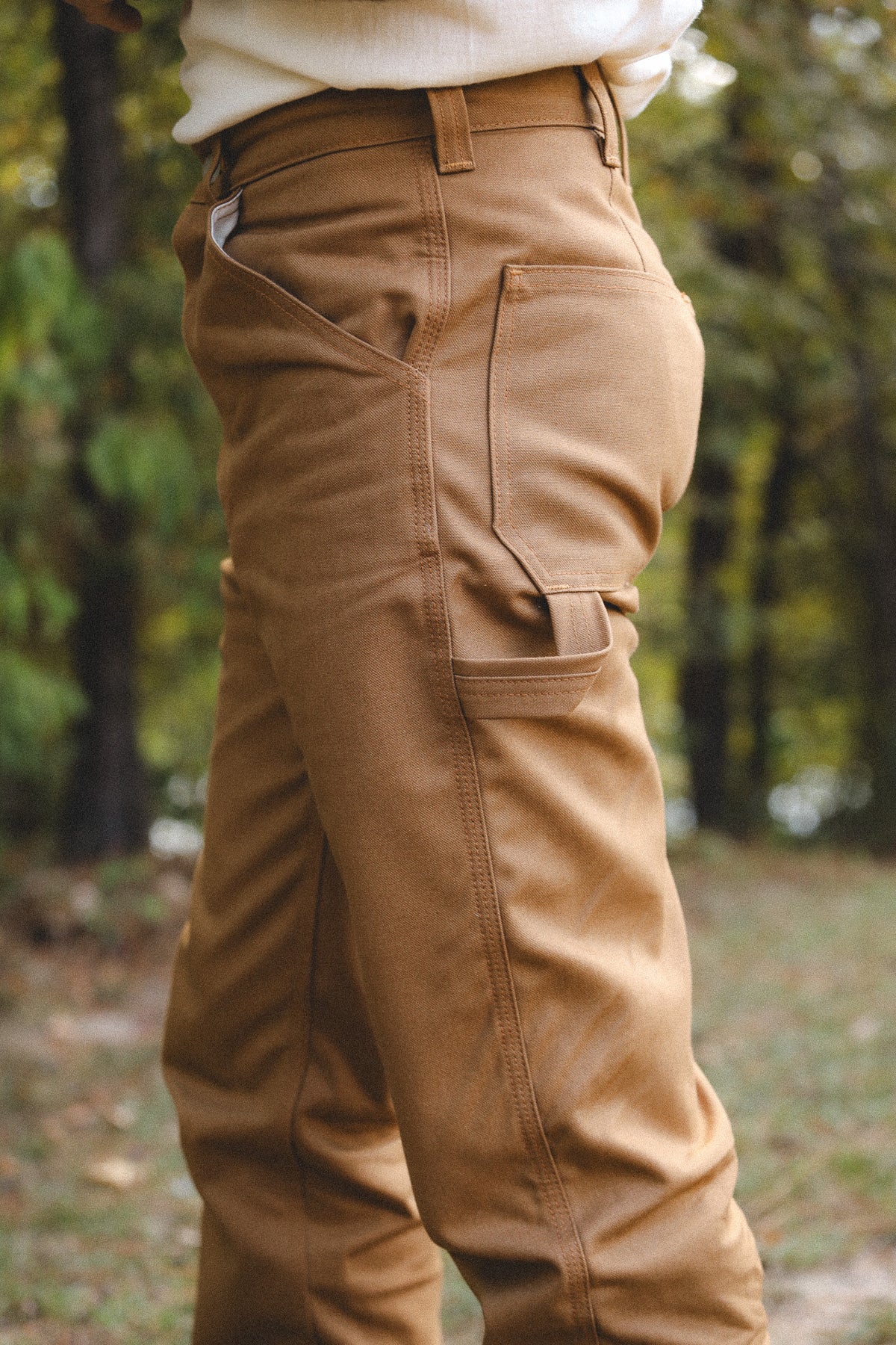 ANM Duck Canvas Painter Pant- Duck Brown