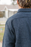 ANM Flannel Work Shirt- Navy