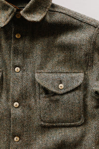 ANM Harris Tweed CPO Jacket-Herringbone