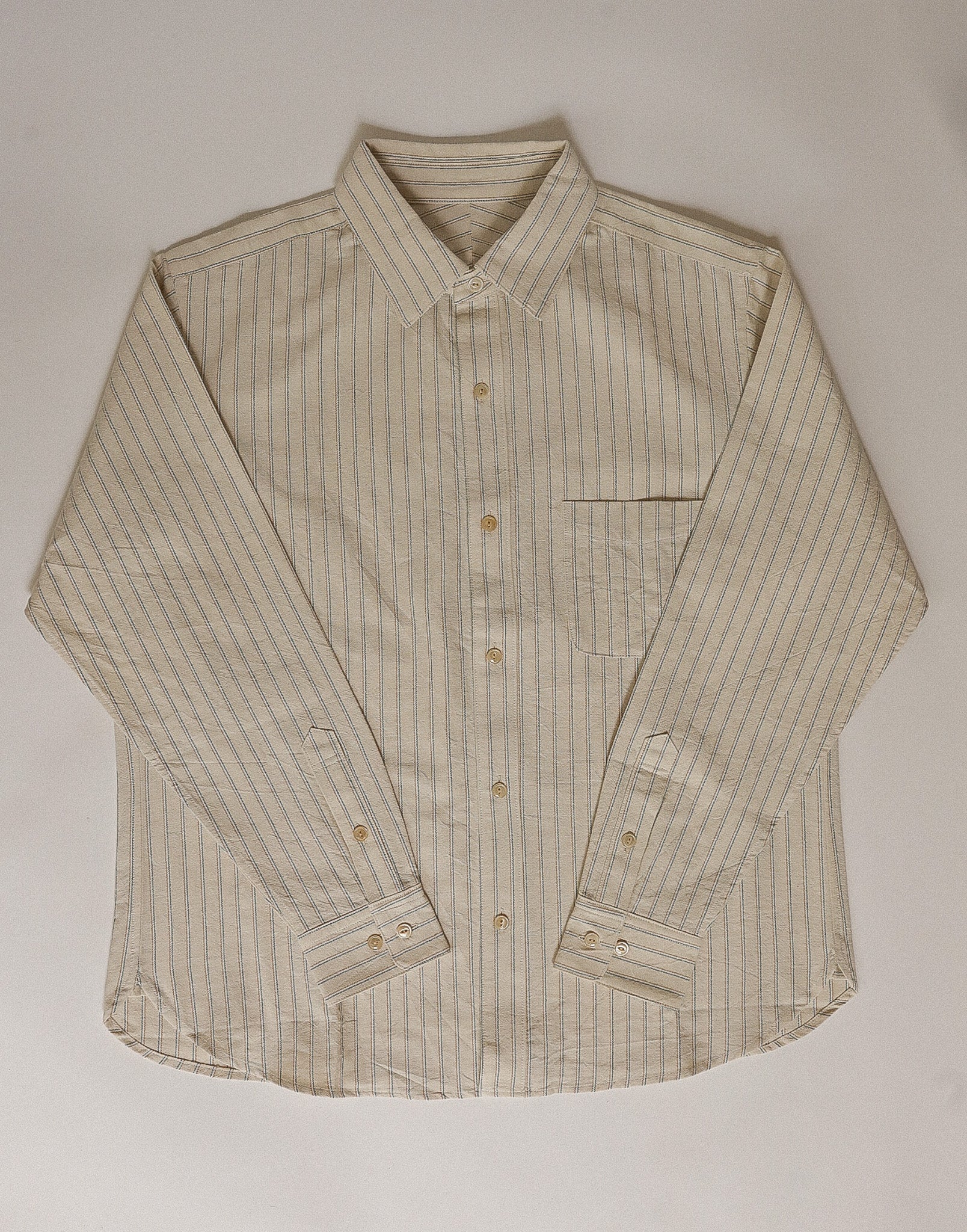 ANM Oxford Shirt -Cream Stripe