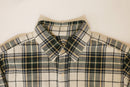 ANM Oxford Shirt -Green/Cream Flannel