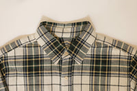 ANM Oxford Shirt -Green/Cream Flannel
