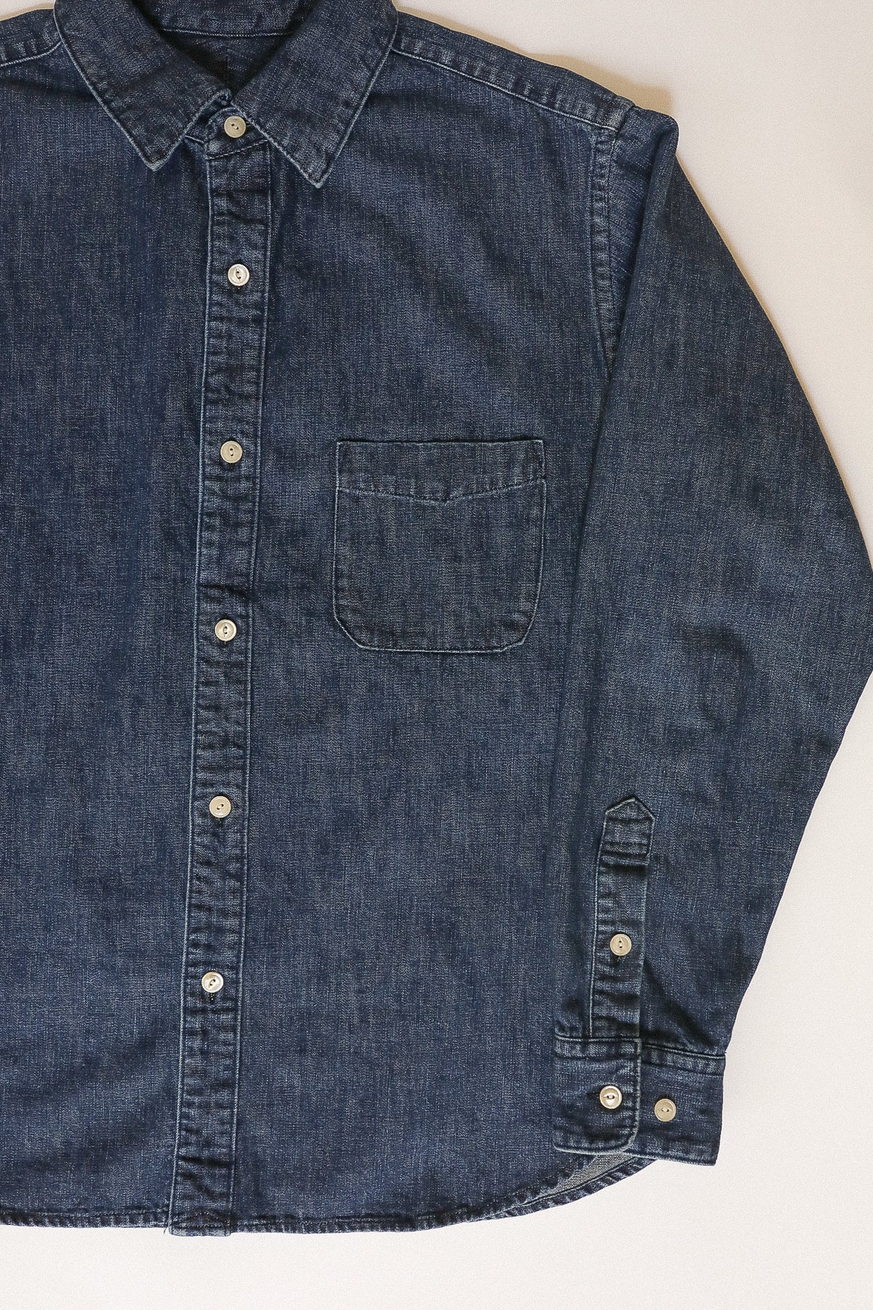 Oxford Shirt - 10oz Stonewash Denim