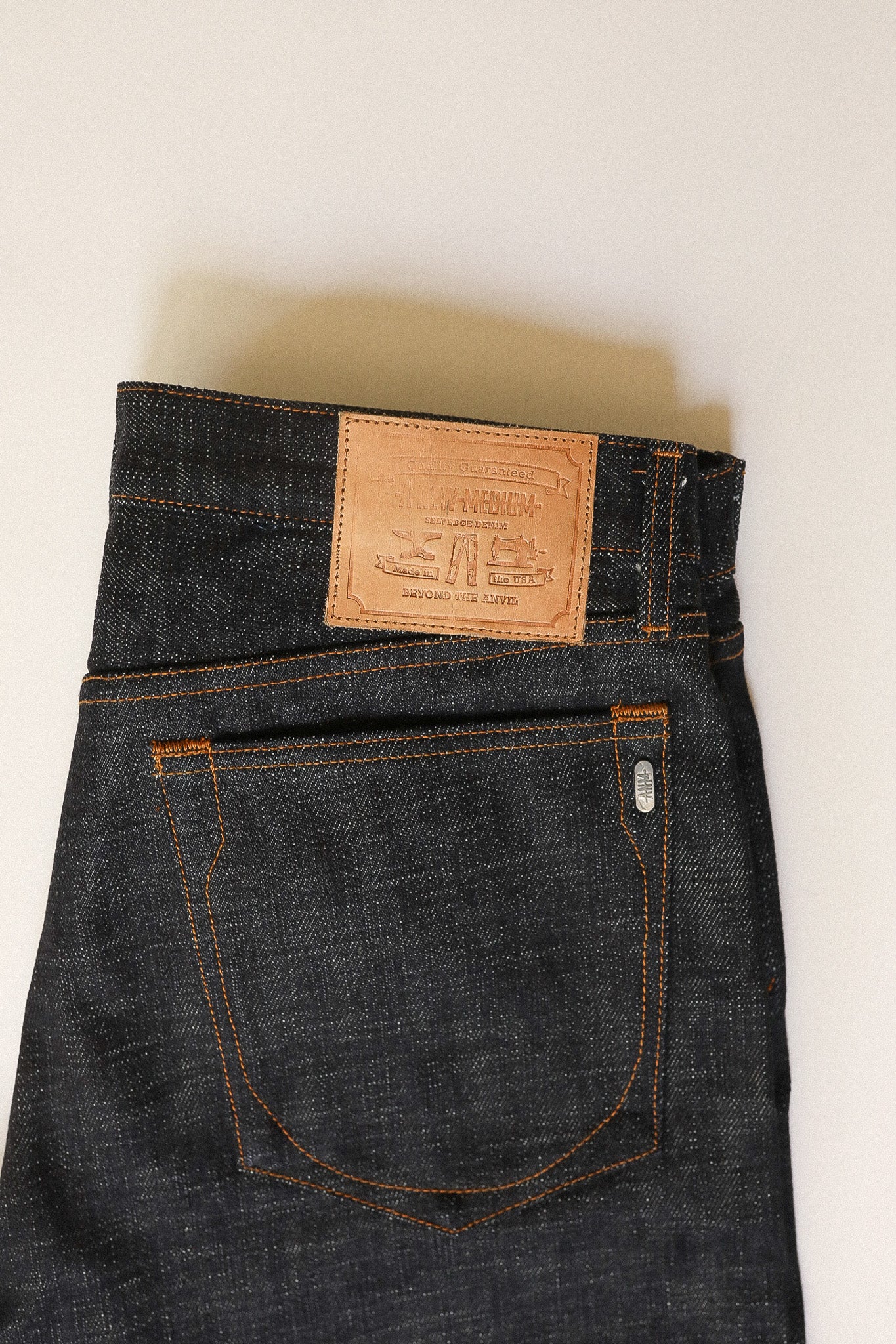 WS-20DS ANM Wide Straight Jeans - 20oz "Double Slub" Indigo