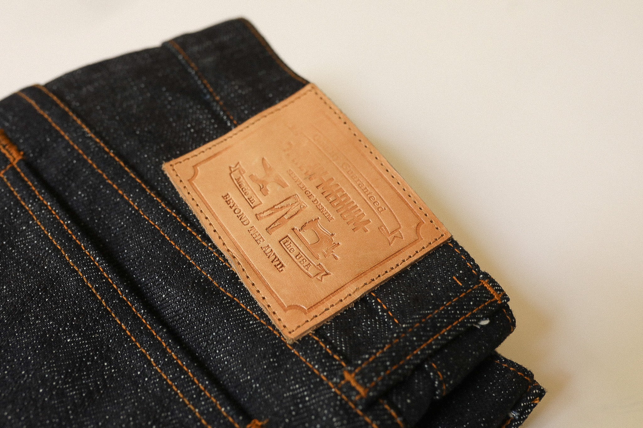 WS-20DS ANM Wide Straight Jeans - 20oz "Double Slub" Indigo