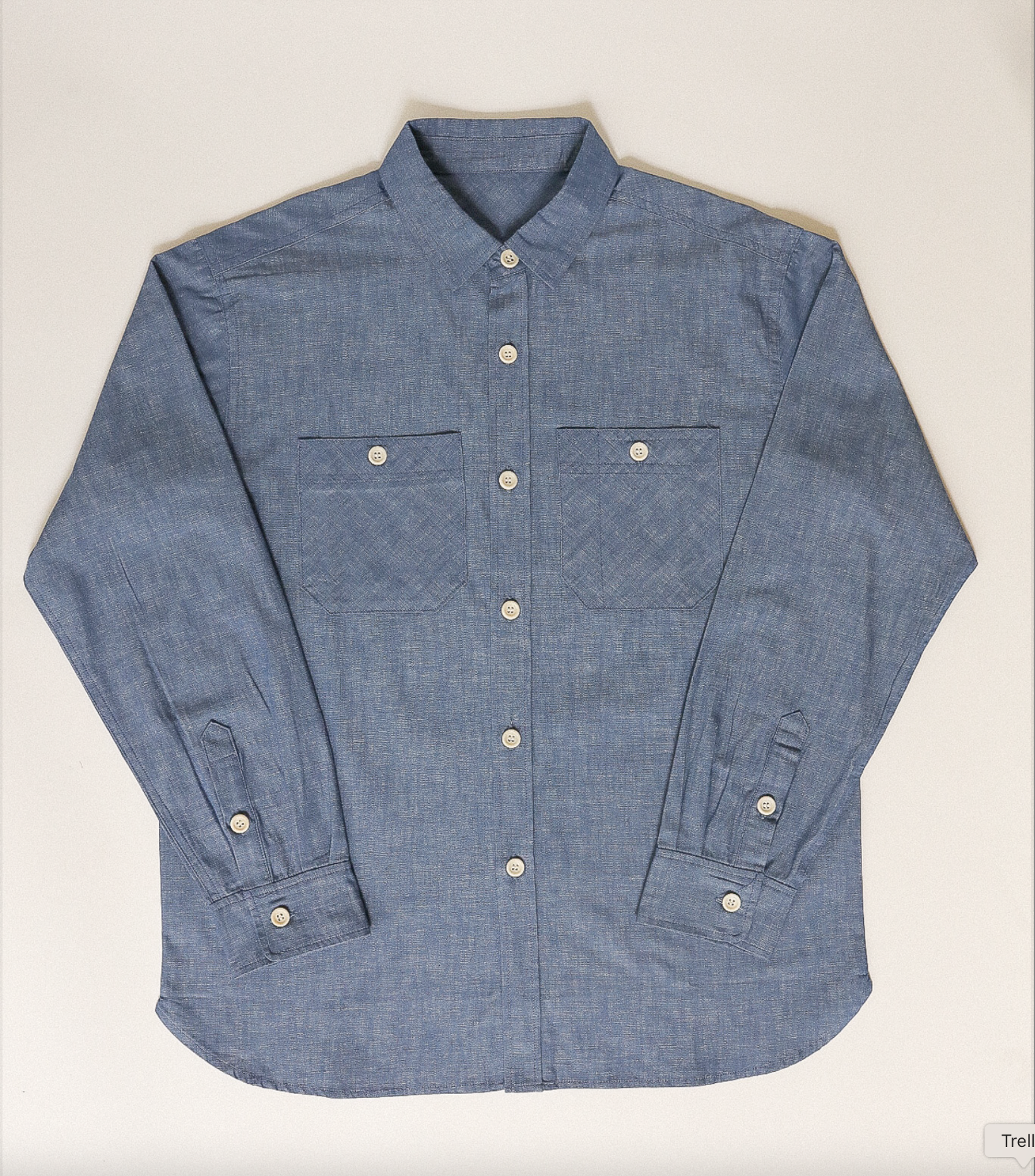 ANM Chambray Work Shirt- Indigo