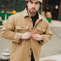 Huntsman Overshirt- Camel